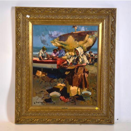EUSTAQUIO SEGRELLES (1936). 'La Malvarrosa', 2003.