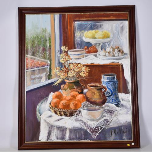 ISABEL RELLUI (1935-2006).  'Still life'.