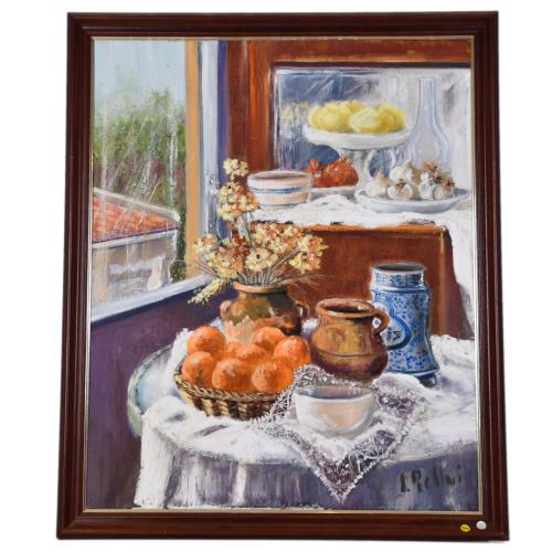 ISABEL RELLUI (1935-2006).  'Still life'.