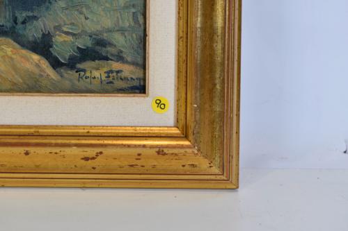 RAFAEL ESTRANY Y ROS (1884-1958). &#39;Girls by the river&#39;.