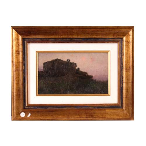 MODEST URGELL I INGLADA (1839-1919). 'Landscape with a house'.
