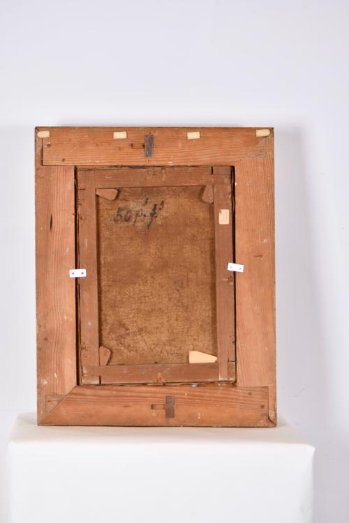 ESCUELA ESPAÑOLA, SIGLO XIX. "Virgen con niño", a partir de