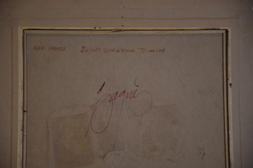 JOSEP BAQUÉS (1931-?).  &#39;Infants sobre el Equus&#39;, Toscana, 