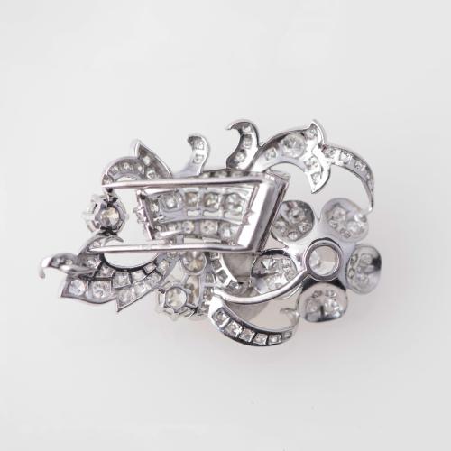 Belle Époque style brooch, 1950&#39;s.