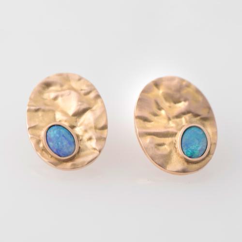 Abstract style earrings.