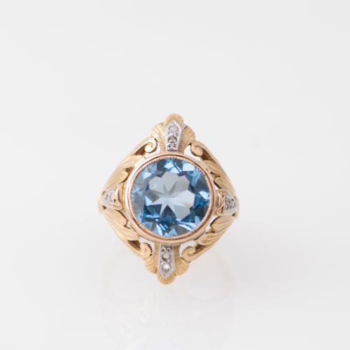 Modernist ring, early 20th century.