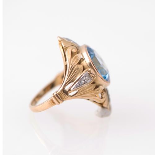 Modernist ring, early 20th century.
