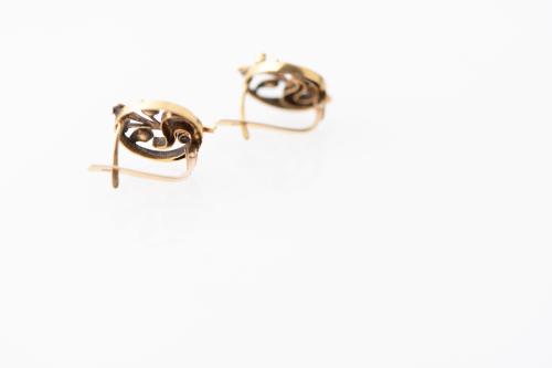 Modernist style earrings.