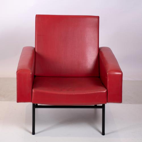 PIERRE GUARICHE. Pair of ‘G10’ armchairs.