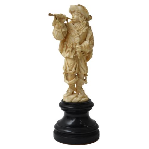 DIEPPE SCHOOL (19th CENTURY). FOLLOWING RENAISSANCE MODELS, figure of a musician.