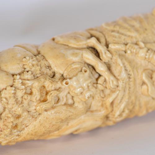 Ivory olifant, 19th century.