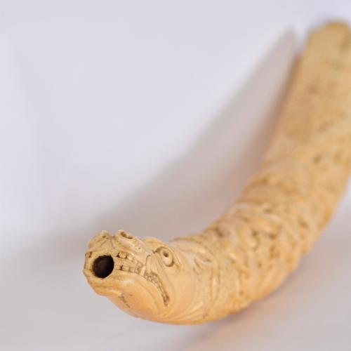 Ivory olifant, 19th century.
