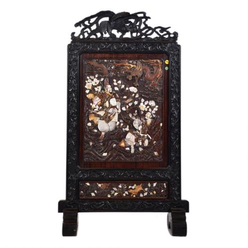 19TH CENTURY JAPANESE SCHOOL. Shibayama panel.