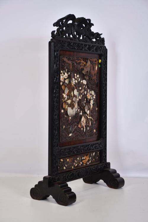 ESCUELA JAPONESA, SIGLO XIX. Panel Shibayama.