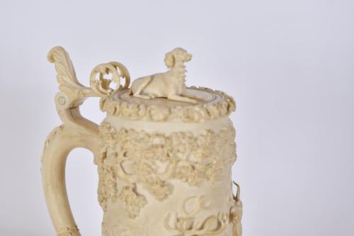 AFTER MODELS FROM SOUTHERN GERMANY, Tankard, 19th century.