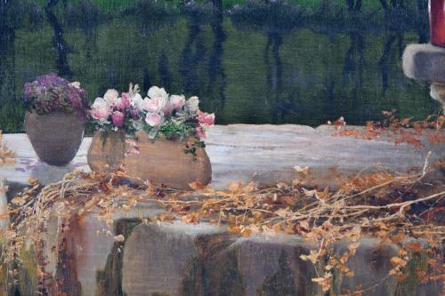 ENRIQUE SERRA Y AUQUÉ (1859-1918) &#39;Lagoon&#39;.
