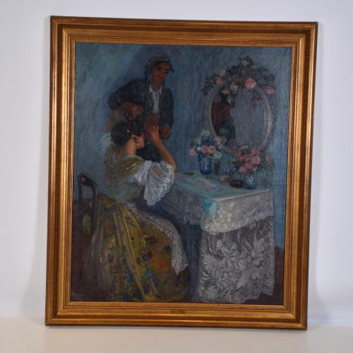 BALDOMERO GILI Y ROIG (1873-1926).  'Al día siguiente de la boda', Burriana, 1916.