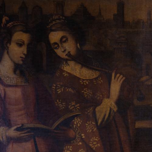 17TH CENTURY SPANISH SCHOOL.  ‘Death of Goliath’.