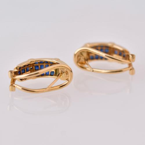 Sapphire earrings