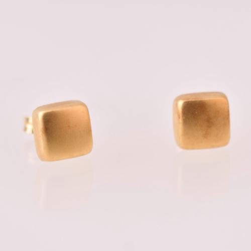Button earrings