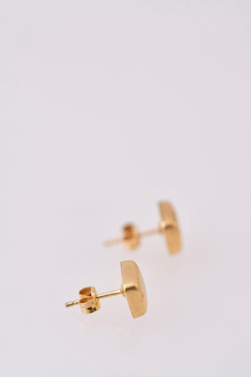 Button earrings