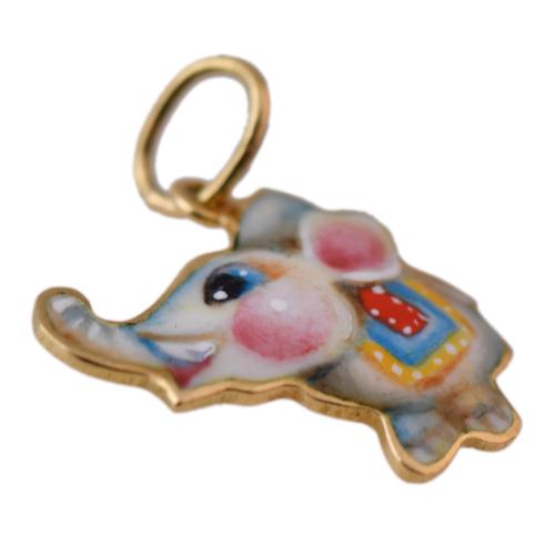 Elephant-shaped pendant