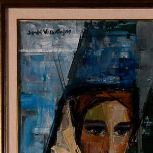 JORDI VILA RUFAS (1924-2011).  "Pescadores".