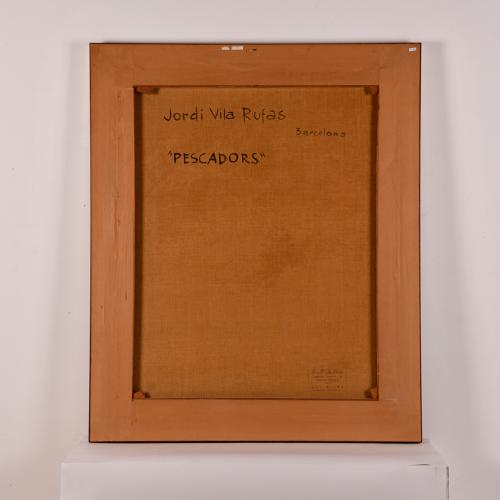 JORDI VILA RUFAS (1924-2011).  "Pescadores".