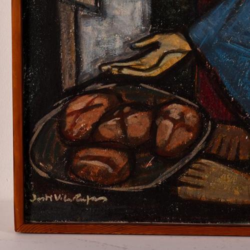 JORDI VILA RUFAS (1924-2011). 'Feeding the multitude'.