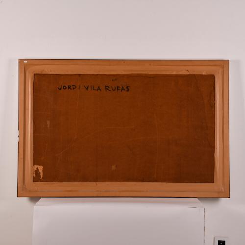 JORDI VILA RUFAS (1924-2011).  "Bodegón peces", 1965.
