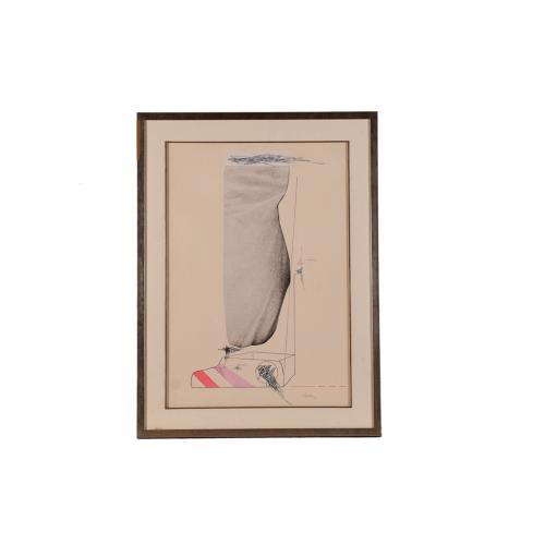 DARÍO VILLALBA (1939-2018).  "Sinfonía en Blanco y Negro", 1973.