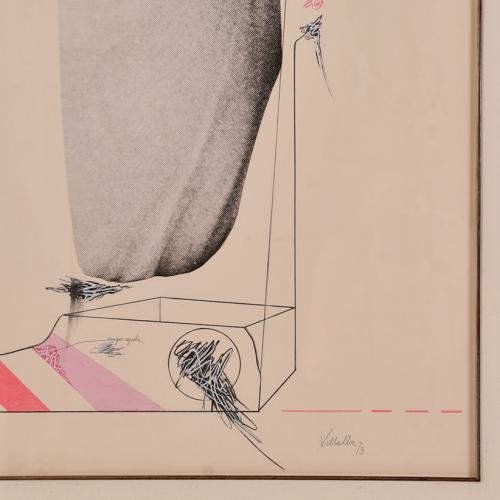 DARÍO VILLALBA (1939-2018).  "Sinfonía en Blanco y Negro", 