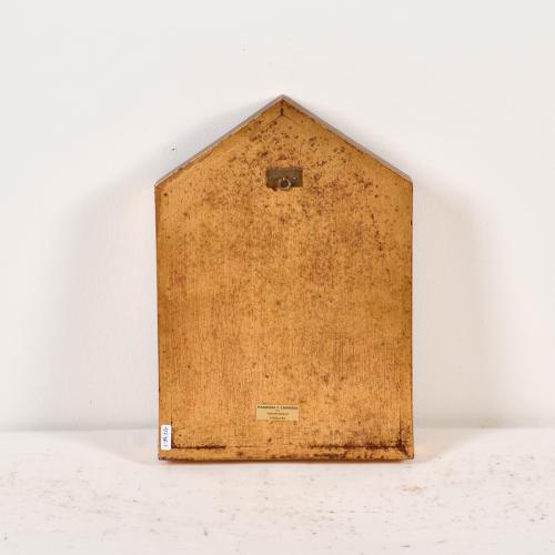 MASRIERA Y CARRERAS, placa esmaltada devocional.