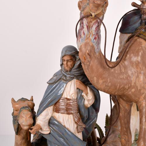 SALVADOR FURIÓ, MANUFACTURA LLADRÓ, "Hombres del desierto"