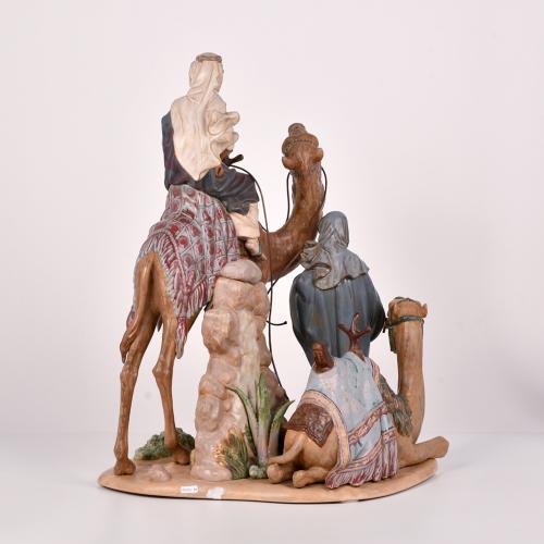 SALVADOR FURIÓ, MANUFACTURA LLADRÓ, "Hombres del desierto"