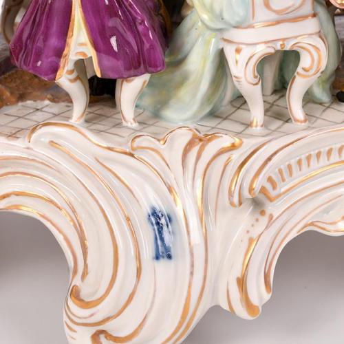 VOLKSTED MANUFACTURE, enamelled and polychrome ceramic grou