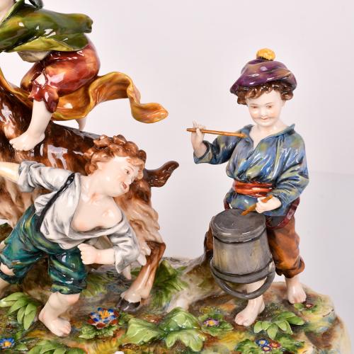 ESCUELA ITALIANA , PRIMERA MITAD SIGLO XX. MANUFACTURA CAPO