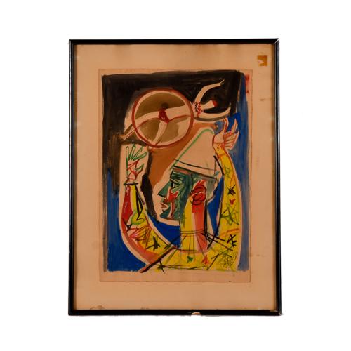 ALFRED OPISSO CARDONA (1907-1980). "Circo".