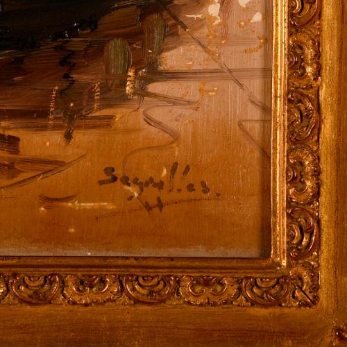 JOSEP SARQUELLA (1928-2000). &#39;Boats&#39;.