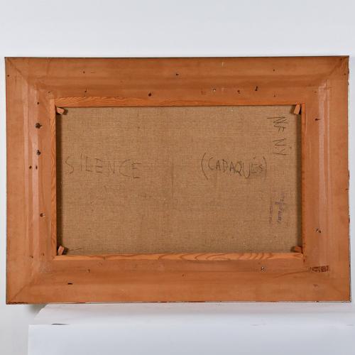 JESUS CASAUS MECHO (1926-2002). "Silence", Cadaqués.