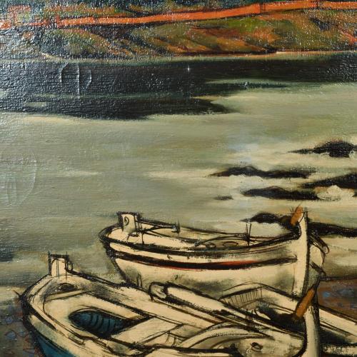 JESUS CASAUS MECHO (1926-2002). "Silence", Cadaqués.