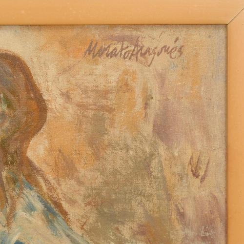 JOSEP MARIA MORATO ARAGONES (1923-2006). "Joven fumando".