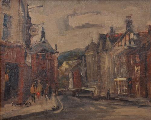 JOSEP CRUAÑAS FAGES (1942). "Vista urbana".