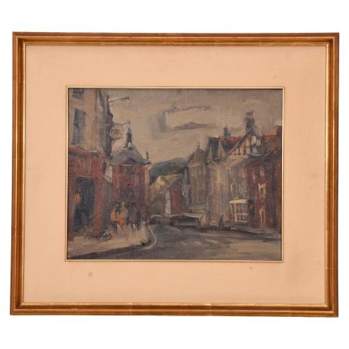 JOSEP CRUAÑAS FAGES (1942). "Vista urbana".