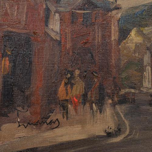 JOSEP CRUAÑAS FAGES (1942). "Vista urbana".