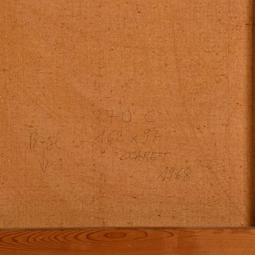 JOAN CLARET (1929-2014). Sin titulo, 1968.