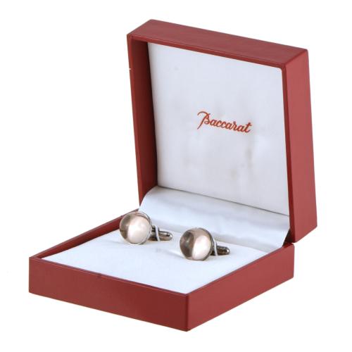 BACCARAT Gemelos, en cristal.