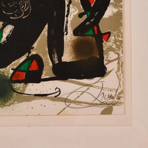 JOAN MIRÓ (1893-1983). "Miró Litógrafo III", circa 1977.