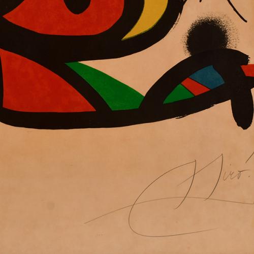 JOAN MIRÓ (1893-1983). "Colpir sense Nafrar-II", 1981.