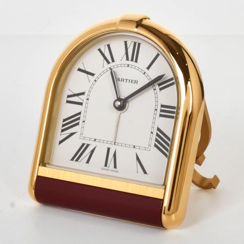 CARTIER. Reloj de sobremesa "Romane" 